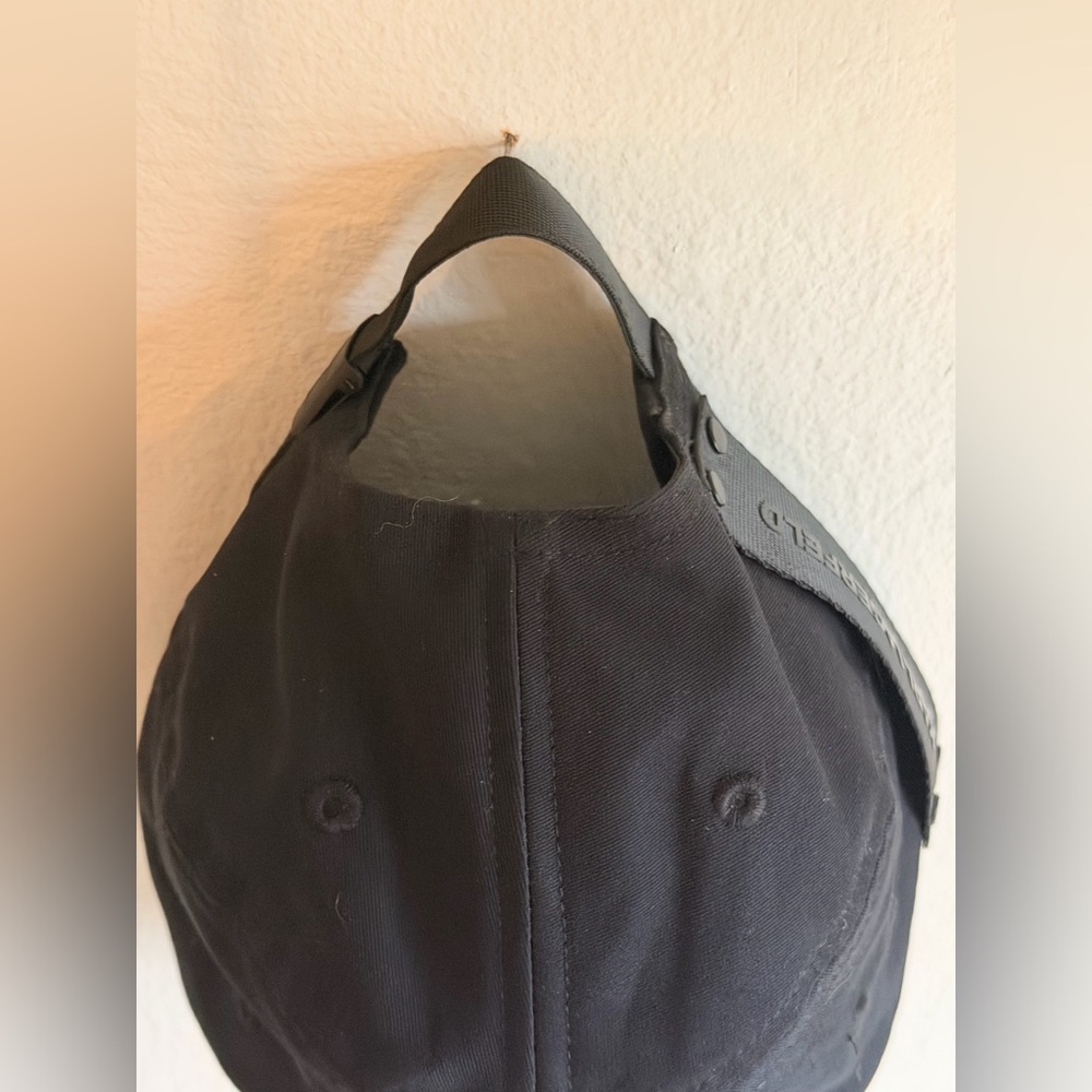 Karl Lagerfeld Black Adjustable Cap - Picture 5 of 6